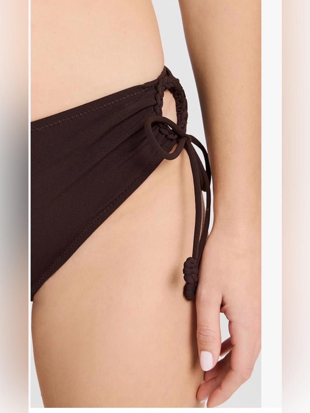 Ulla Johnson Alden Bikini Bottoms in Espresso Size Small Brand New - Picture 3 of 8